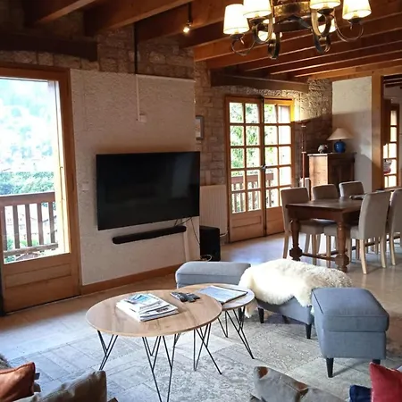 Sumptuous With Breathtaking Mountain Views Horská chata Megève